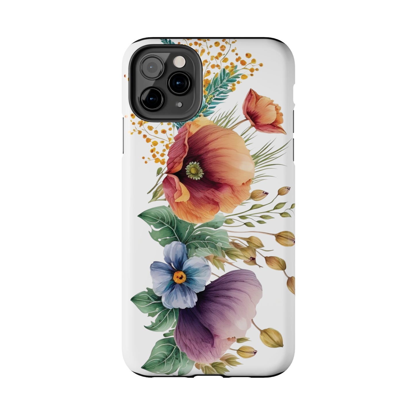 Tough Phone Cases: Watercolor Flower