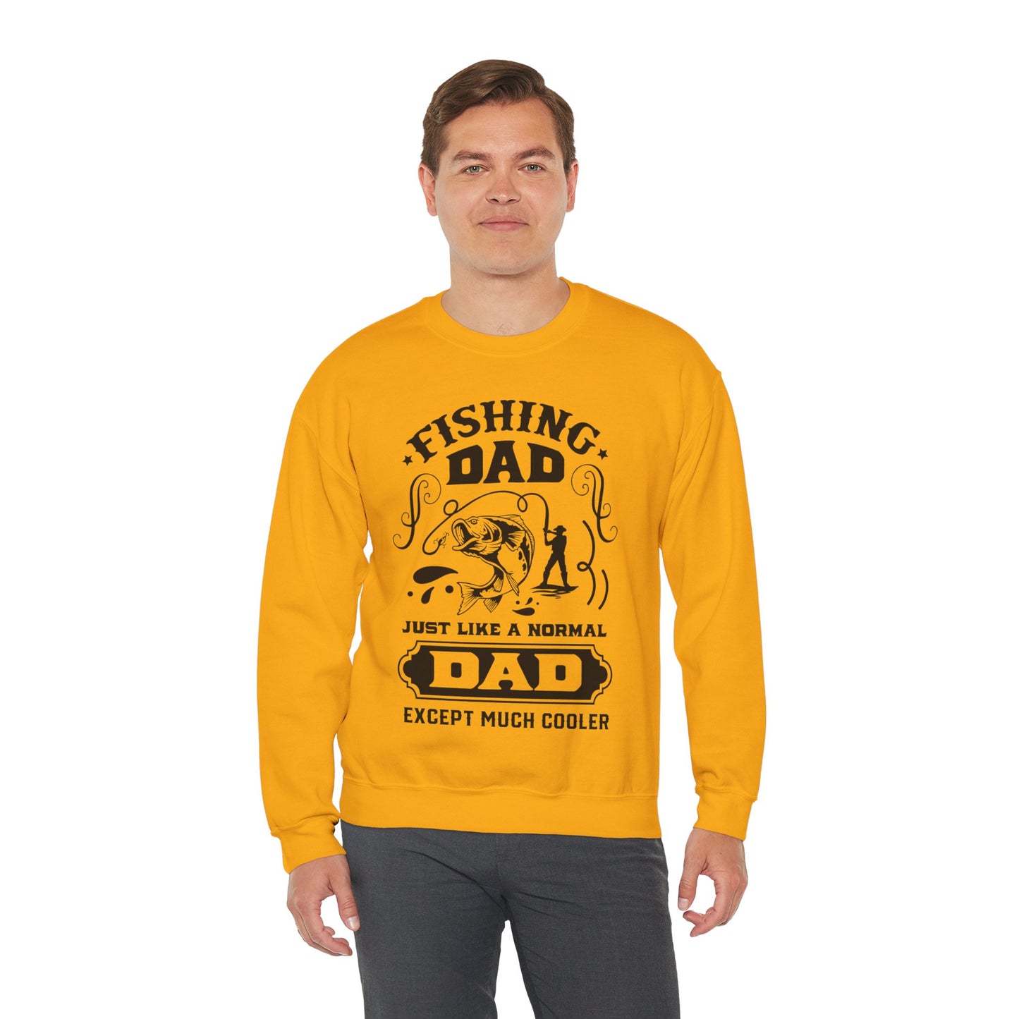 Fishing dad - Unisex Heavy Blend™ Crewneck Sweatshirt