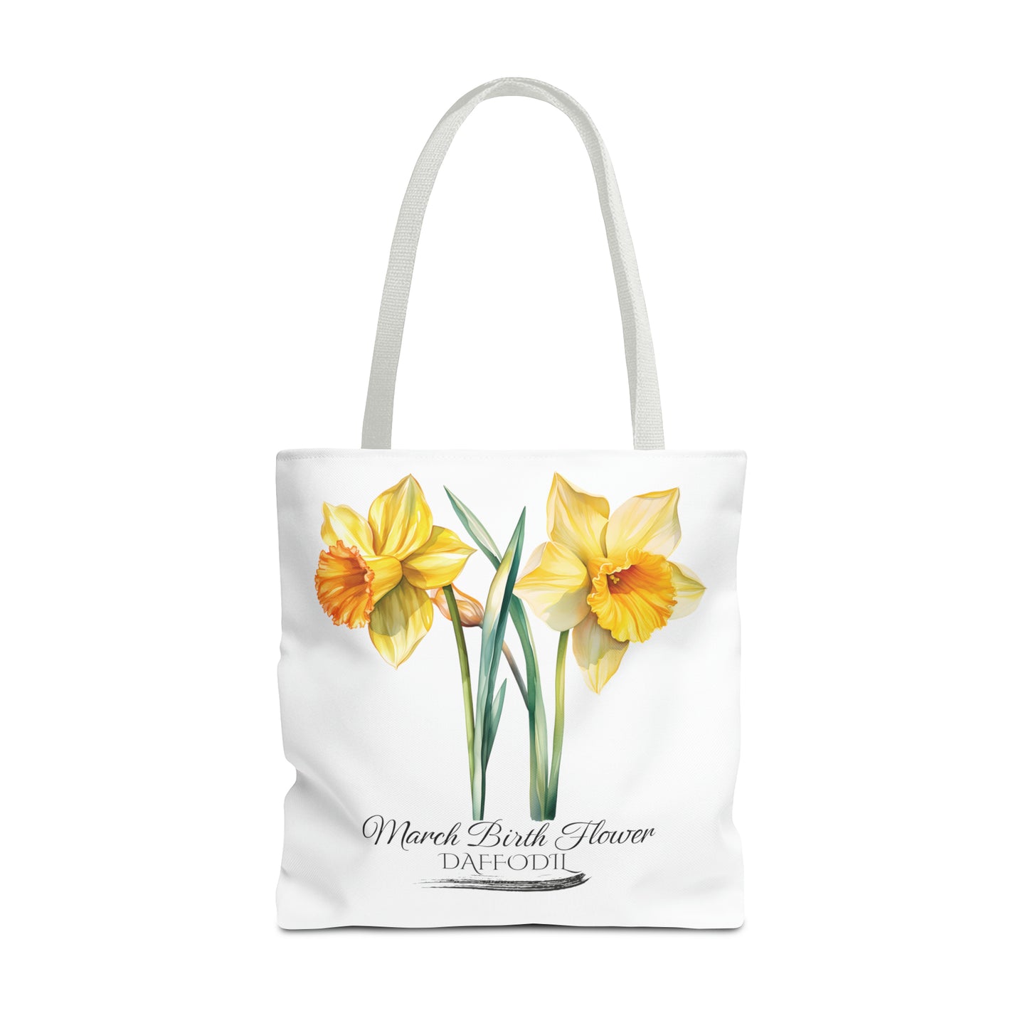 March Birth Flower: Daffodil - Tote Bag (AOP)