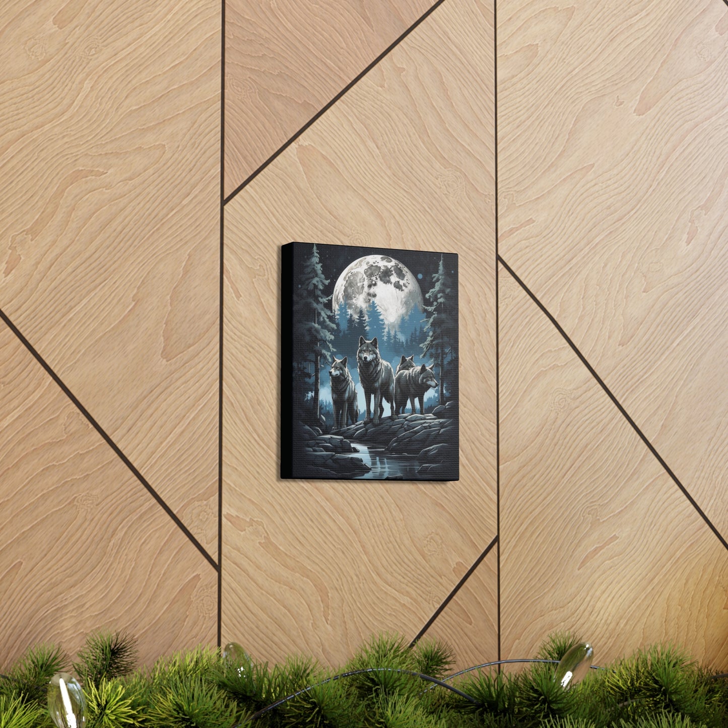 Wolf Pack: Canvas Gallery Wraps