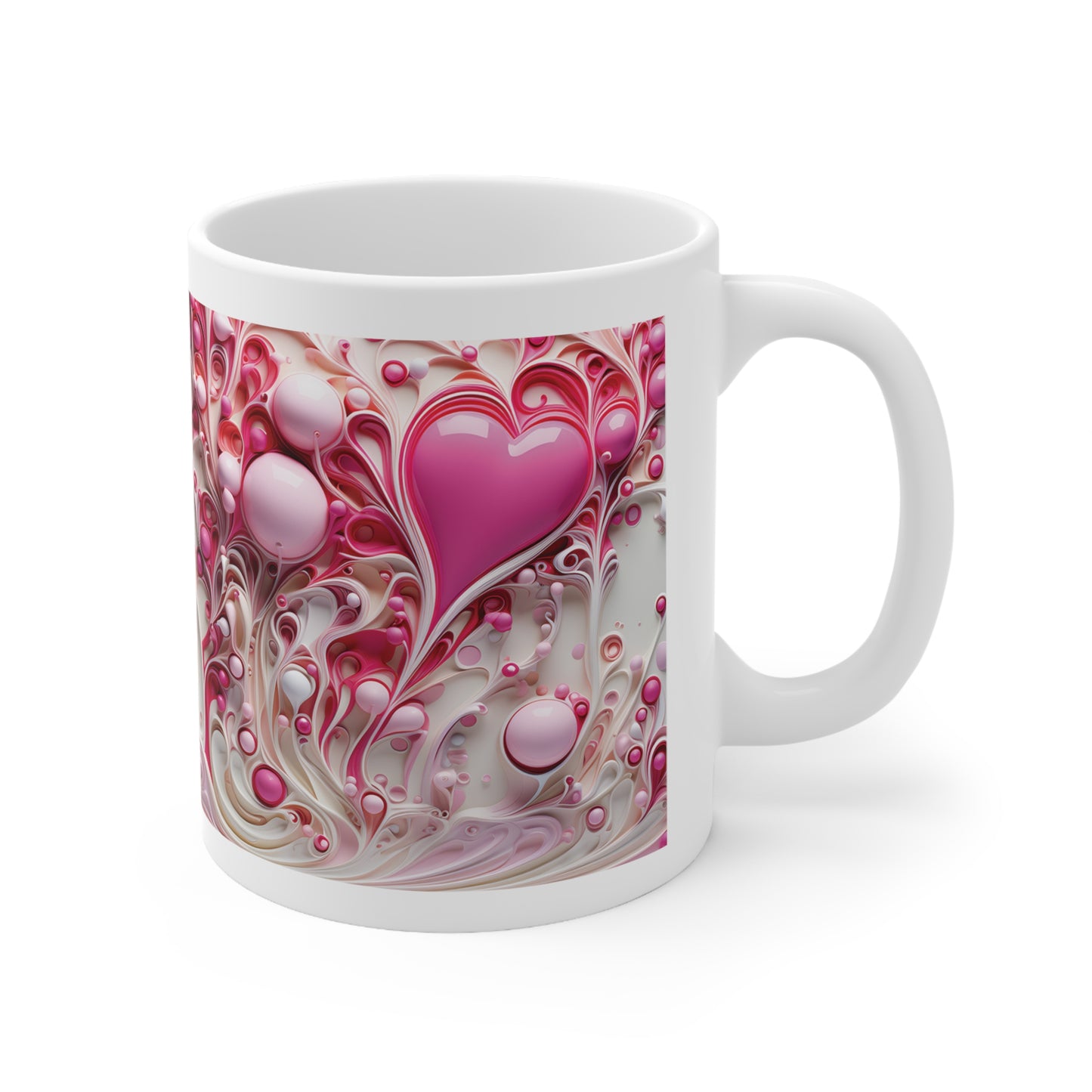 Valentine's Fantasy Heart: Ceramic Mug 11oz