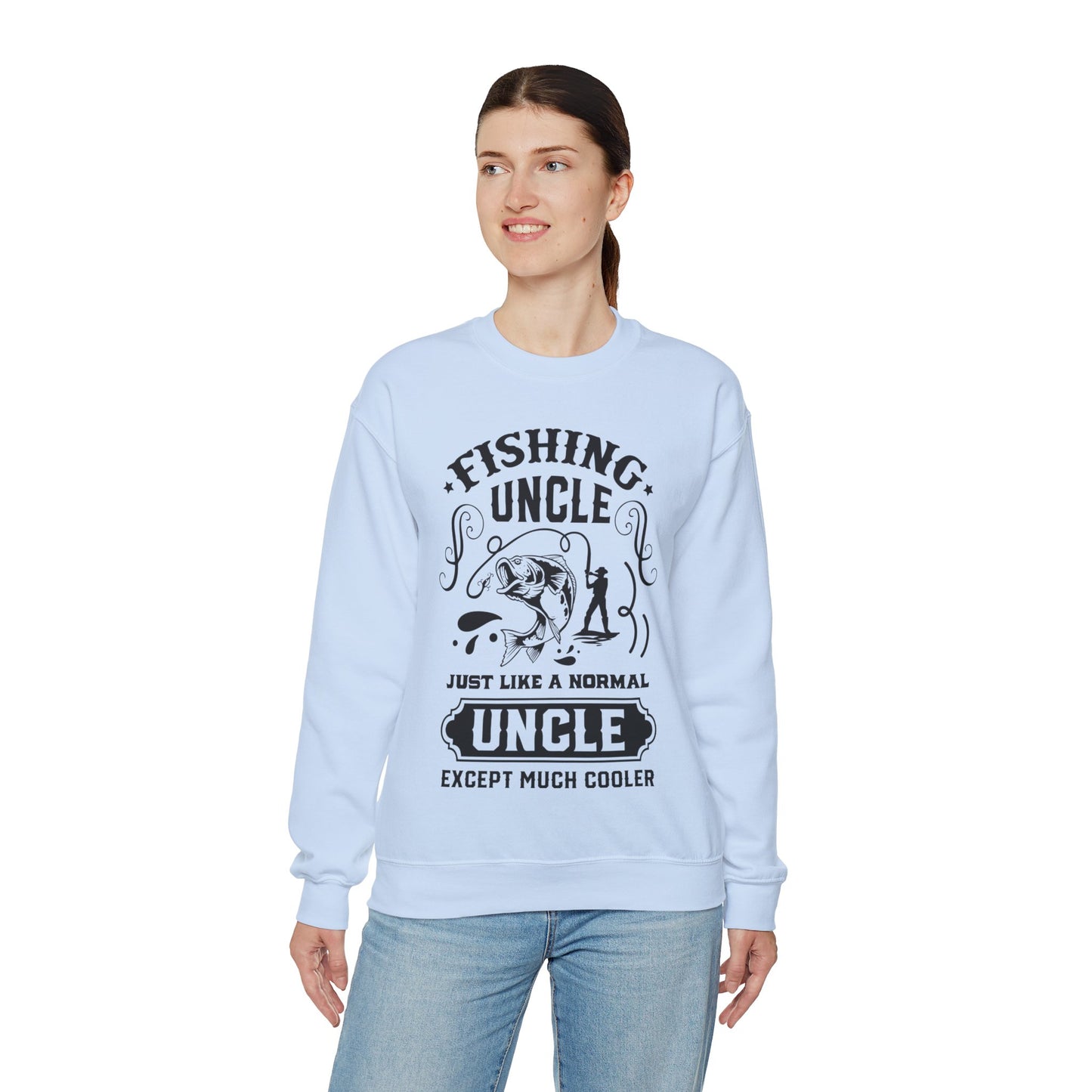 Fishing Uncle - Unisex Heavy Blend™ Crewneck Sweatshirt