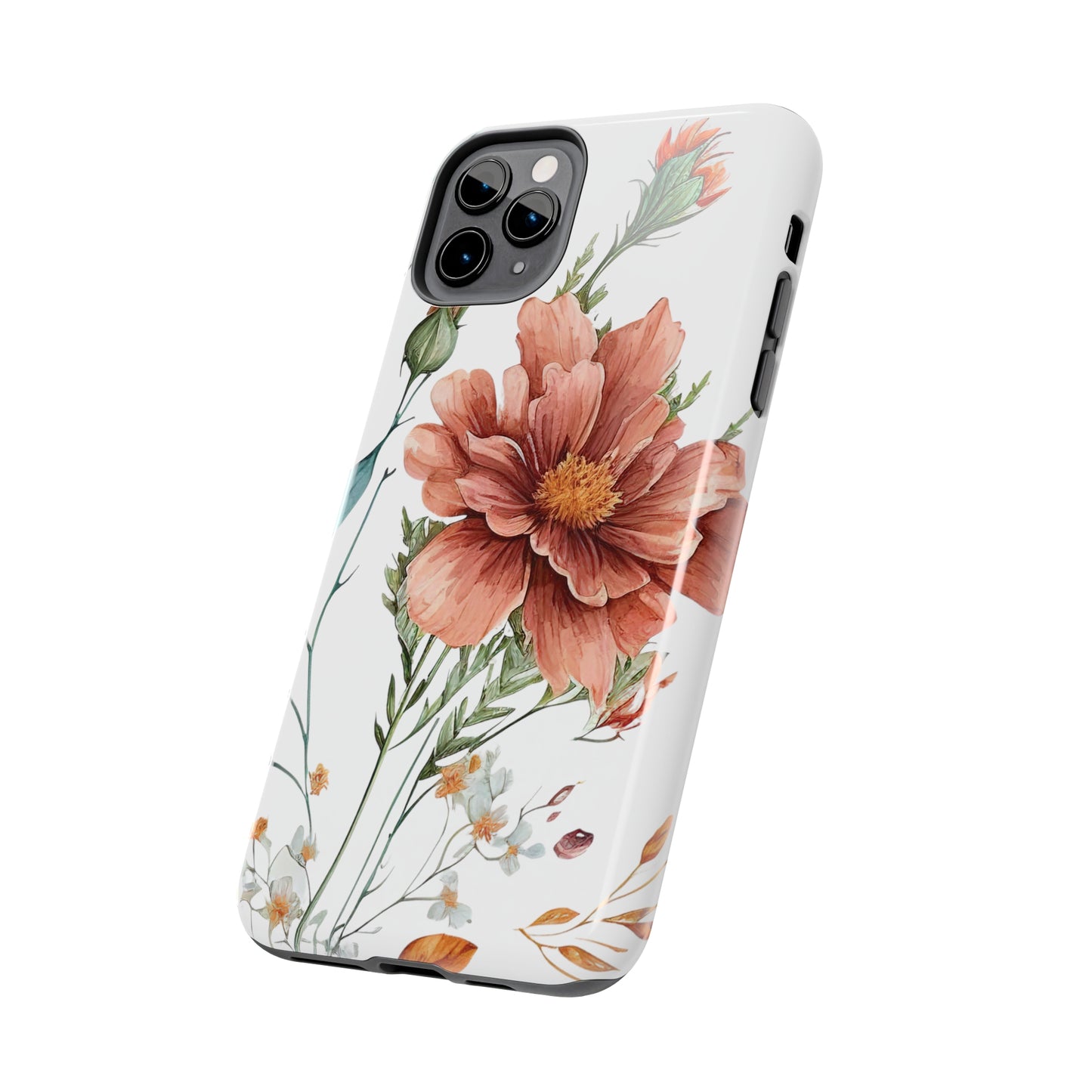 Tough Phone Cases: Watercolor Flower