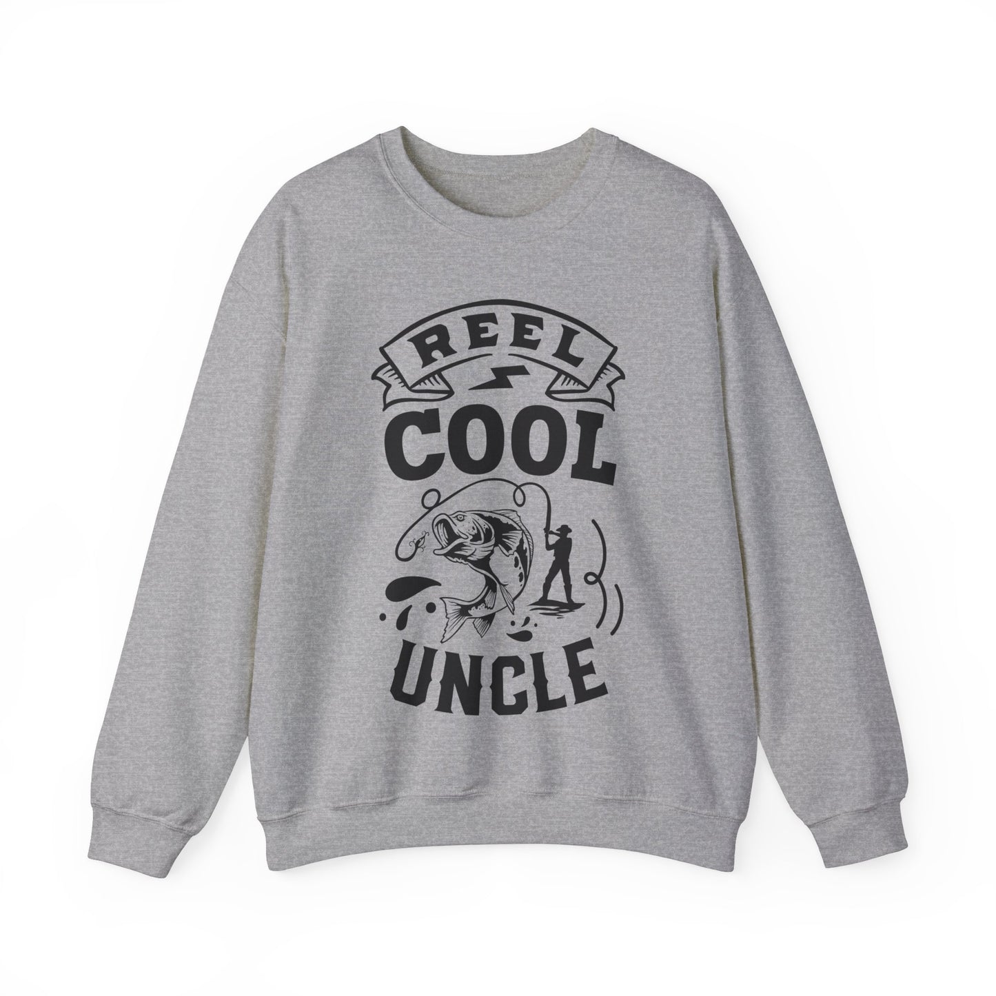 Reel cool uncle - Unisex Heavy Blend™ Crewneck Sweatshirt