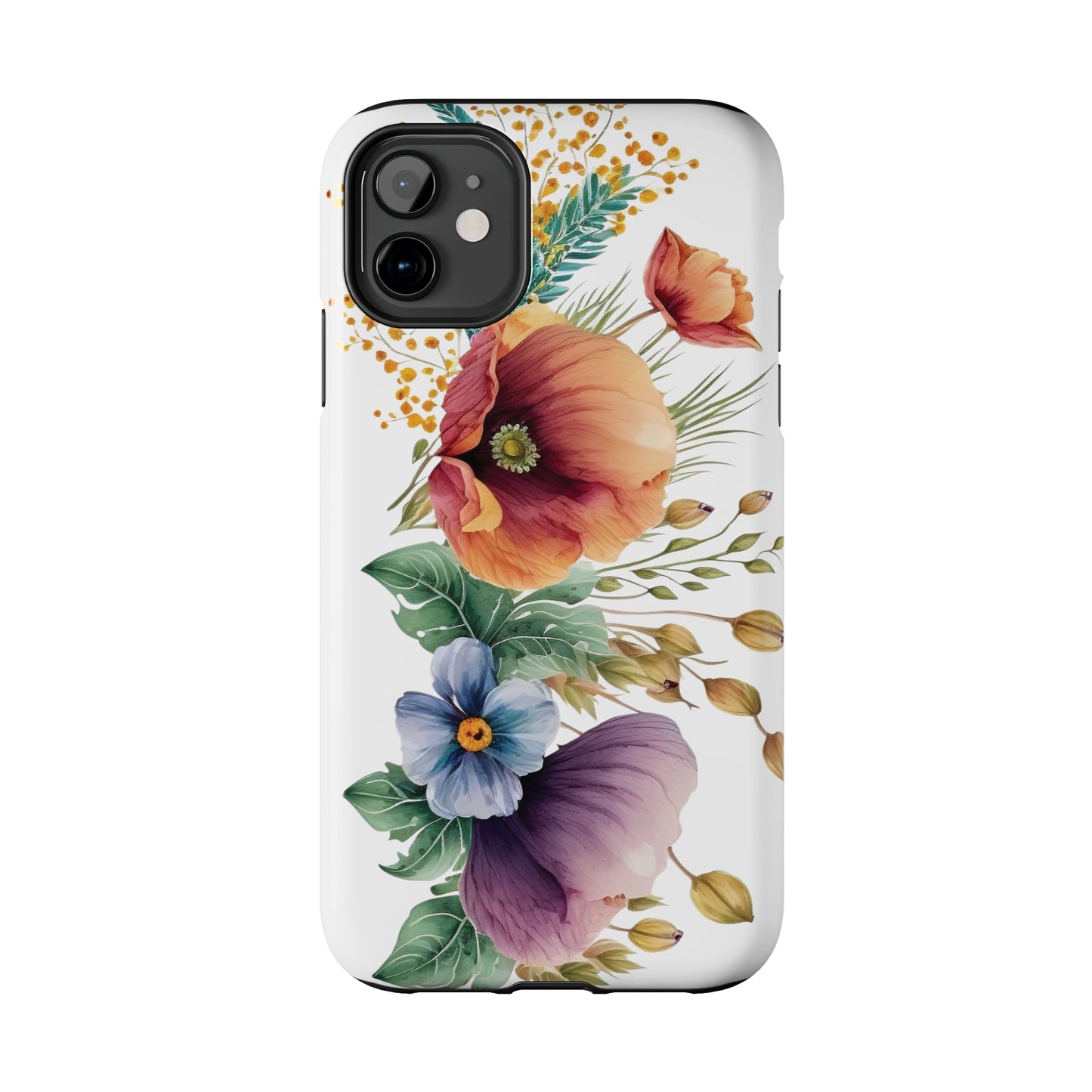 Tough Phone Cases: Watercolor Flower