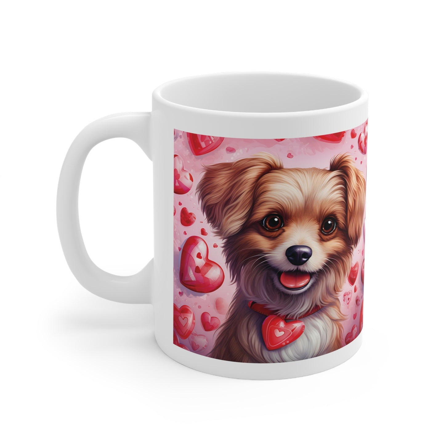 Valentine's Dog: Ceramic Mug 11oz