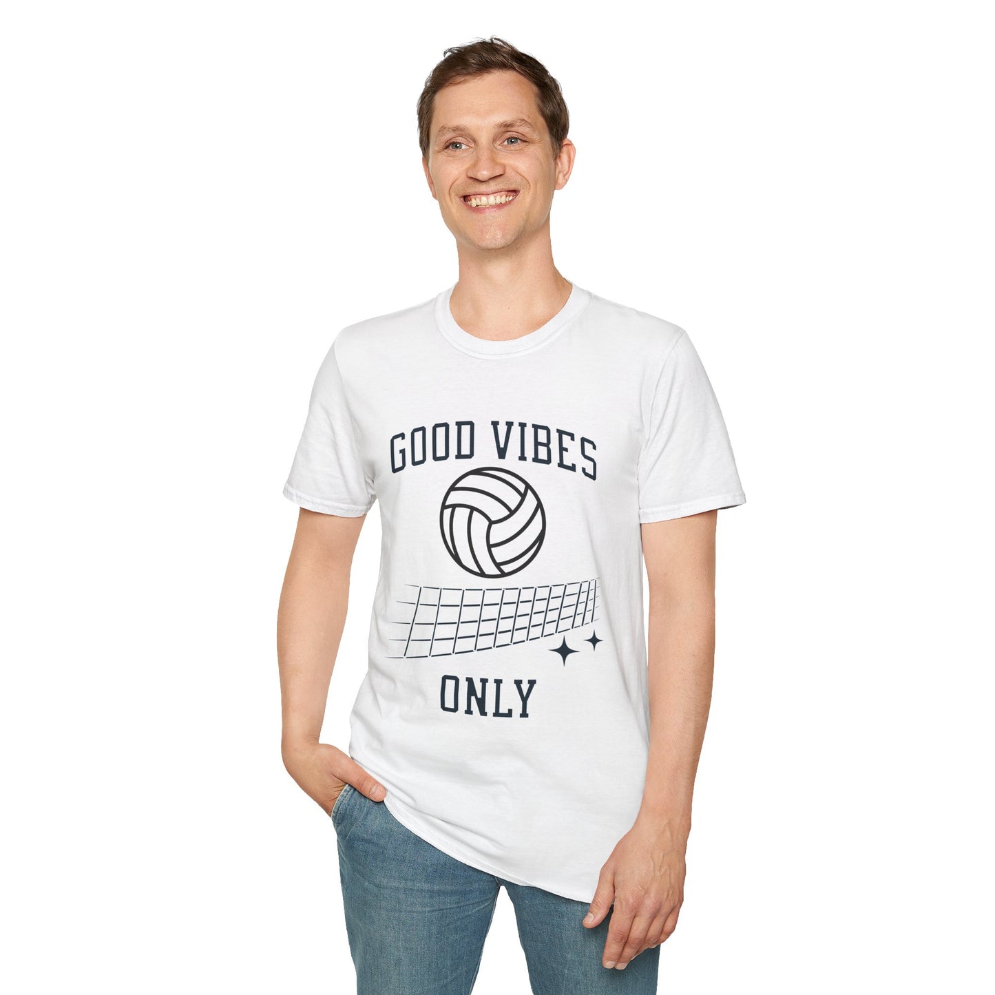 Good Vibes Only Volleyball T-Shirt