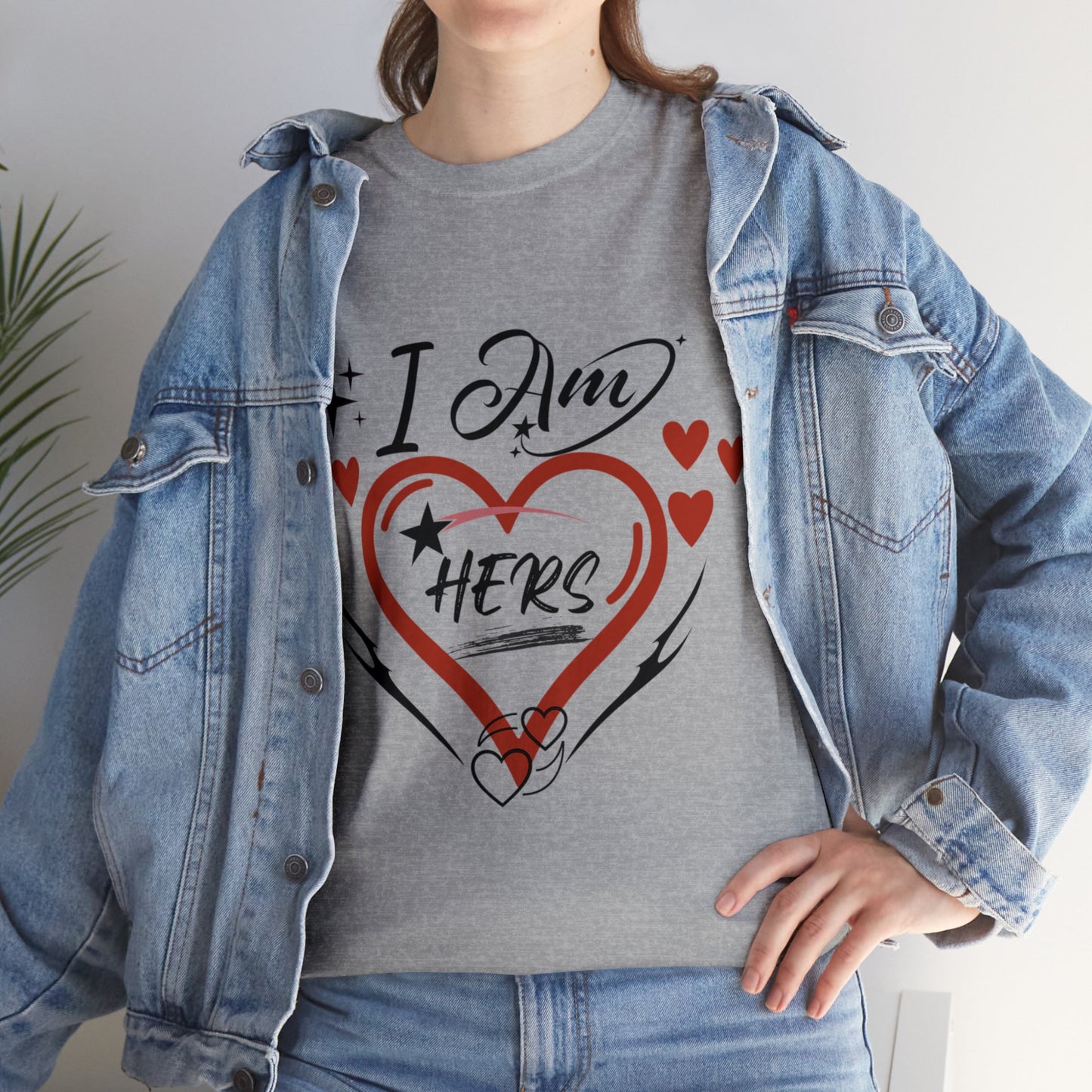 Valentine: I Am Hers - Unisex Heavy Cotton Tee