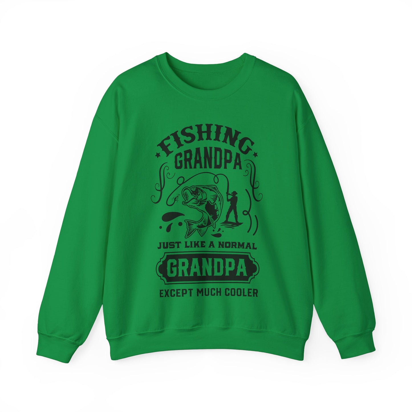 Fishing Grandpa - Unisex Heavy Blend™ Crewneck Sweatshirt