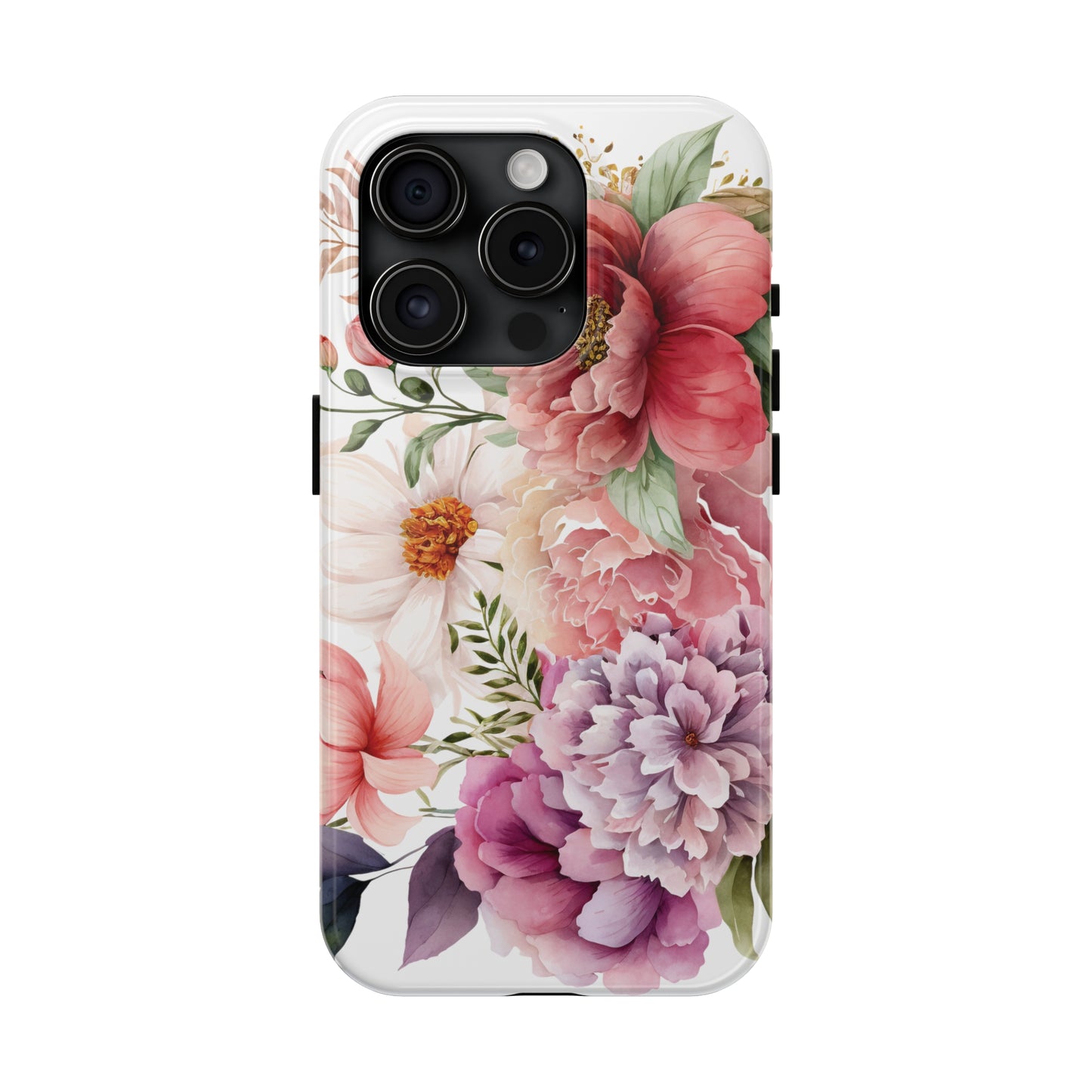 Tough Phone Cases: Watercolor Flower