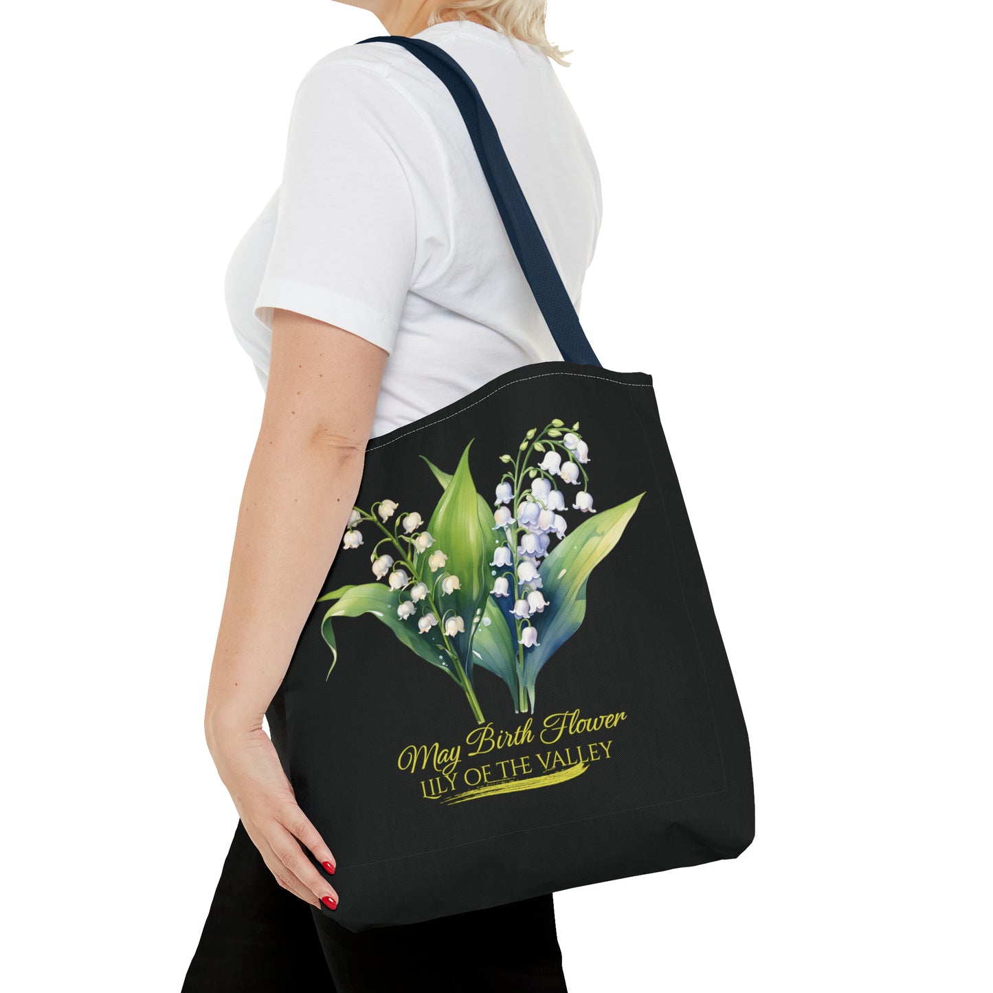 May Birth Flower: Lily of the valley - Tote Bag (AOP)