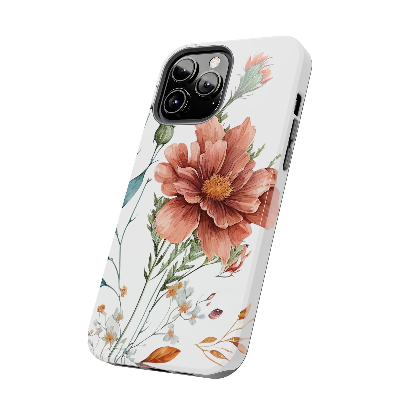 Tough Phone Cases: Watercolor Flower