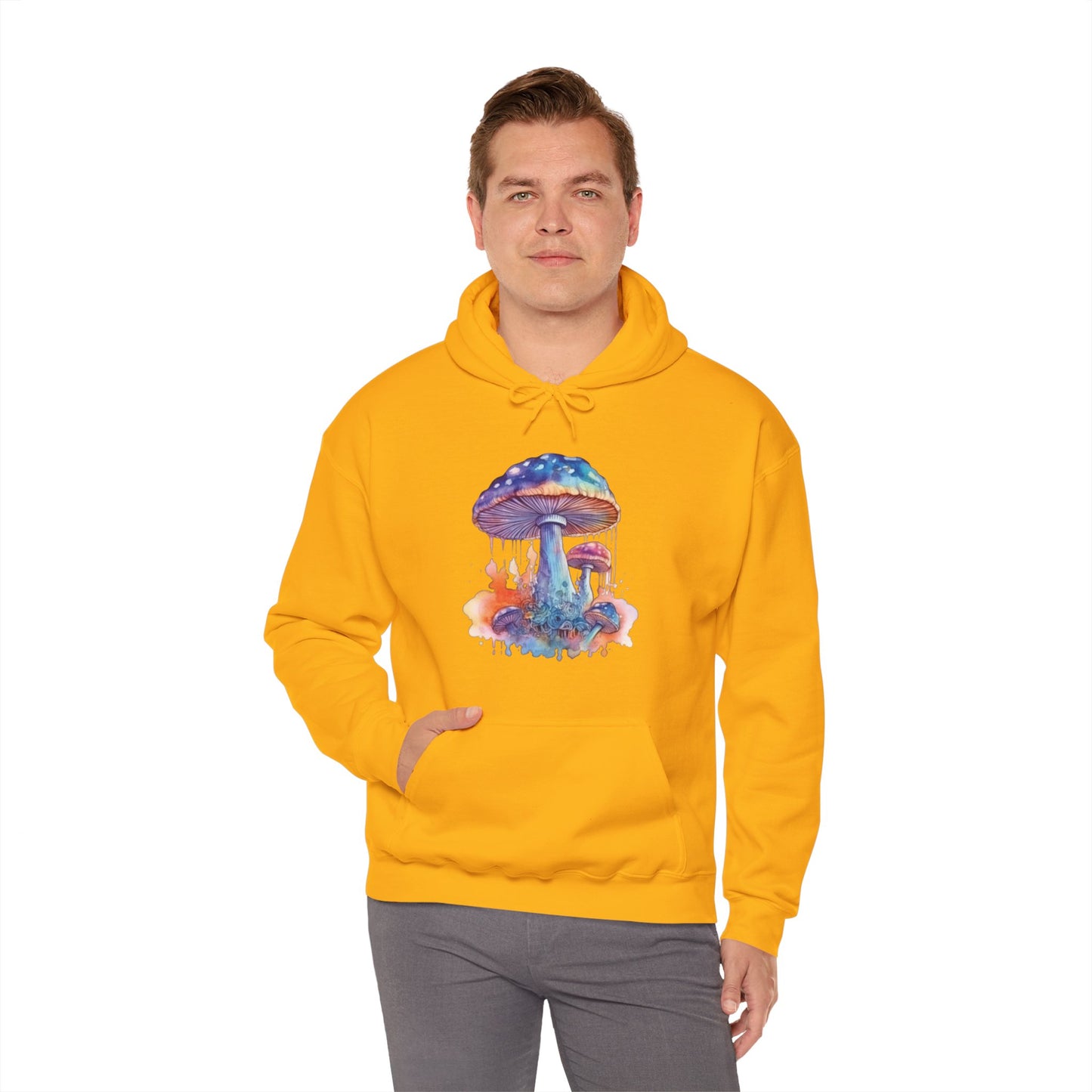 Mushroom1 - Unisex Heavy Blend™ Hooded Sweatshirt