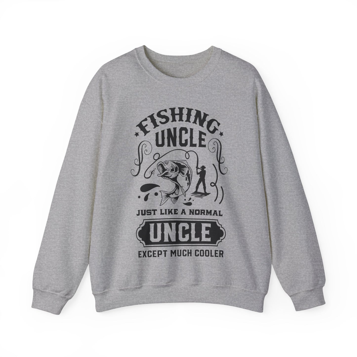 Fishing Uncle - Unisex Heavy Blend™ Crewneck Sweatshirt