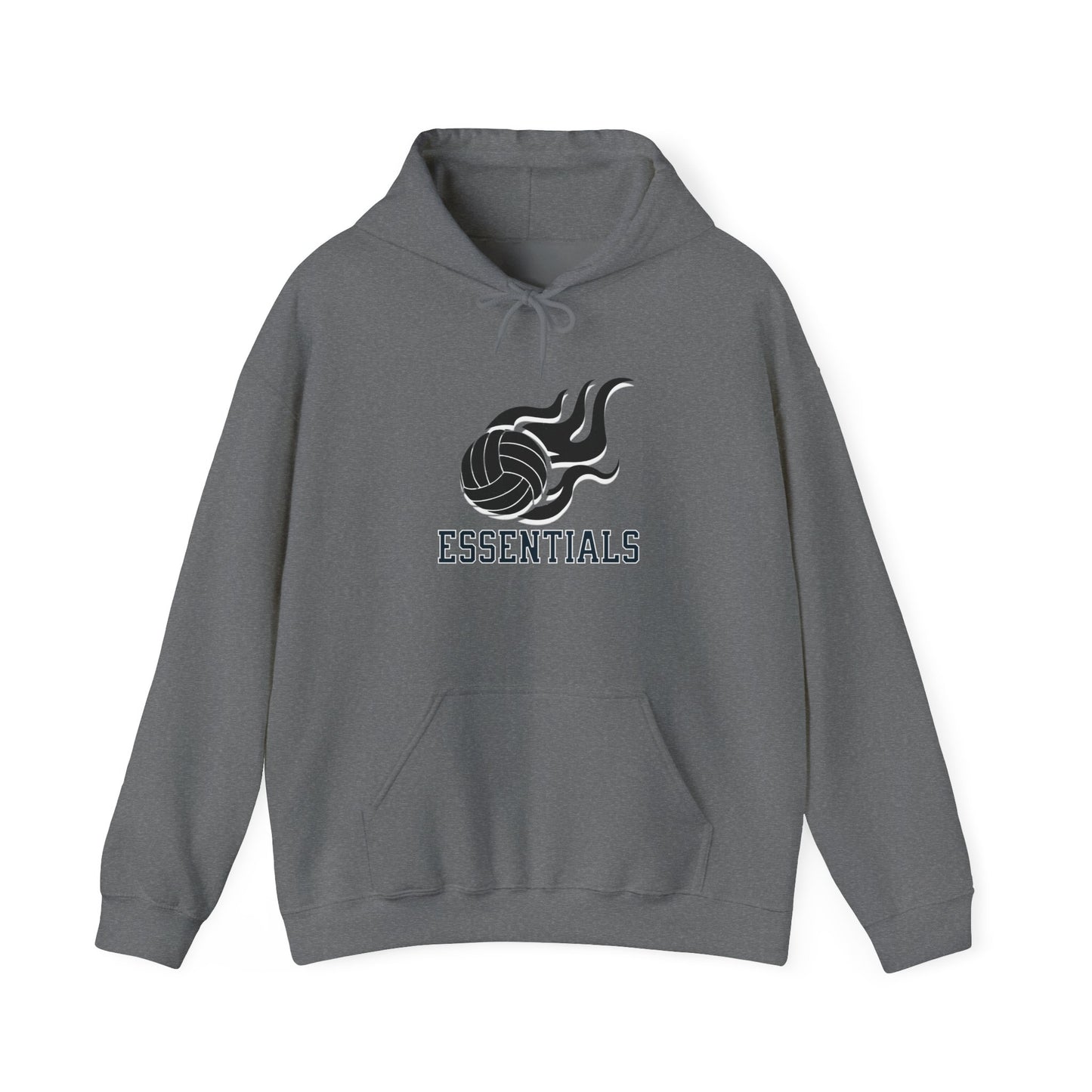 Essential Volleyball Hoodie - Unisex Heavy Blend Sweatshirt for Sports Lovers, Casual Wear, Gifts for Ball Players, Team Spirit