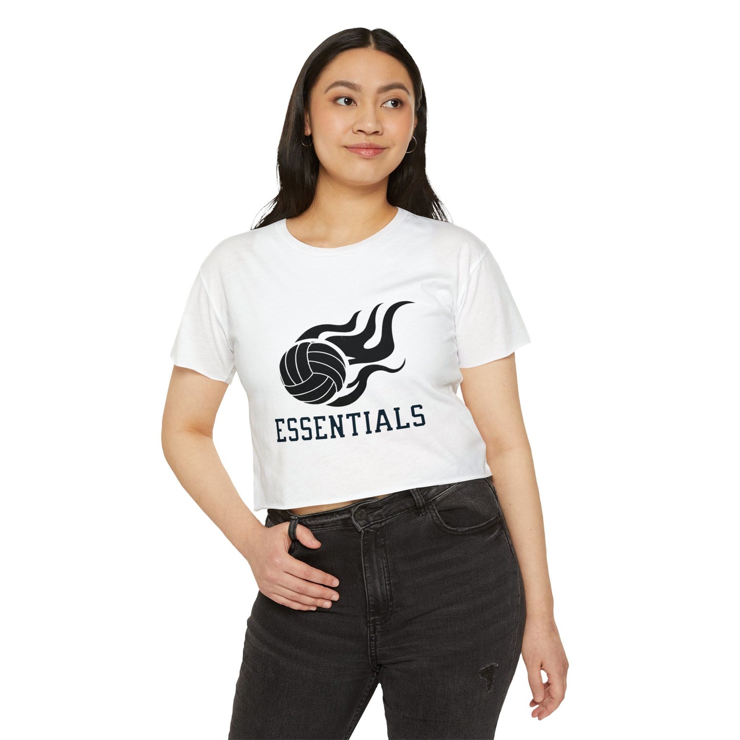 Festival Spirit Women's Crop Top, Summer Top, Sportswear, Graphic Tee, Beachwear, Party Shirt