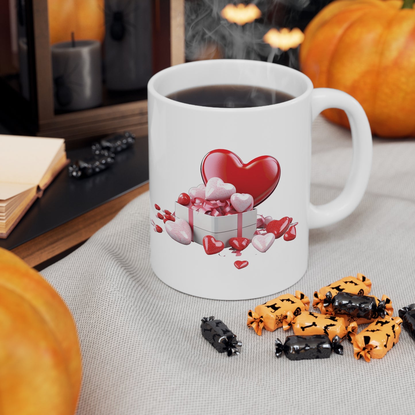 Valentine's Heart Gift: Ceramic Mug 11oz