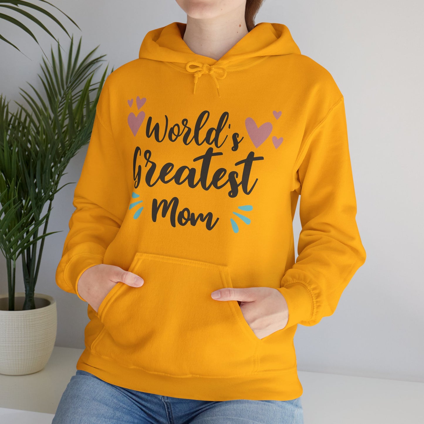 Worl Greatest Mom - Unisex Heavy Blend™ Hooded Sweatshirt