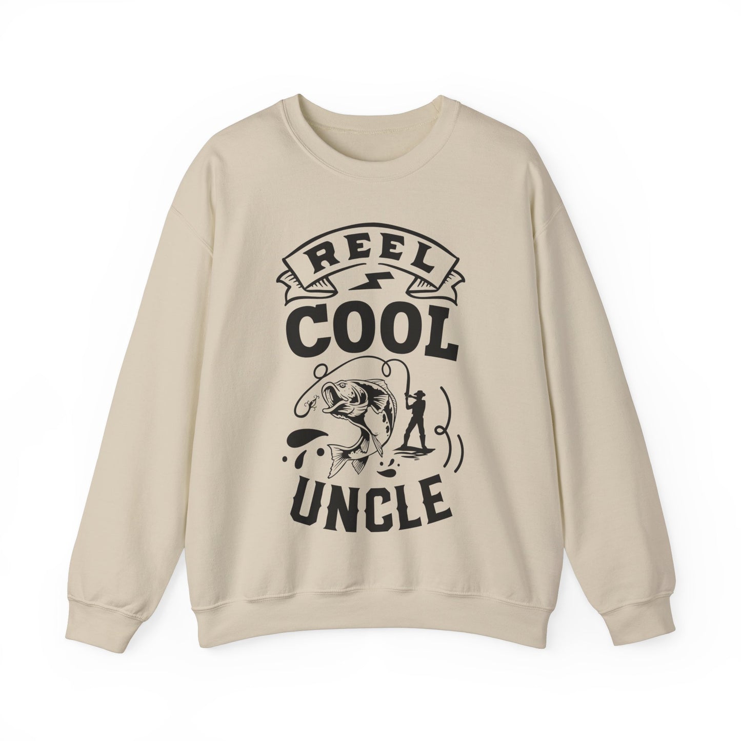 Reel cool uncle - Unisex Heavy Blend™ Crewneck Sweatshirt