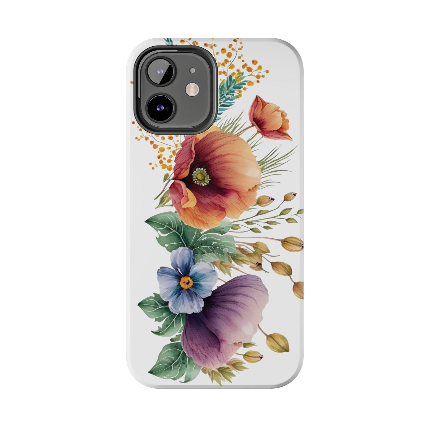 Tough Phone Cases: Watercolor Flower