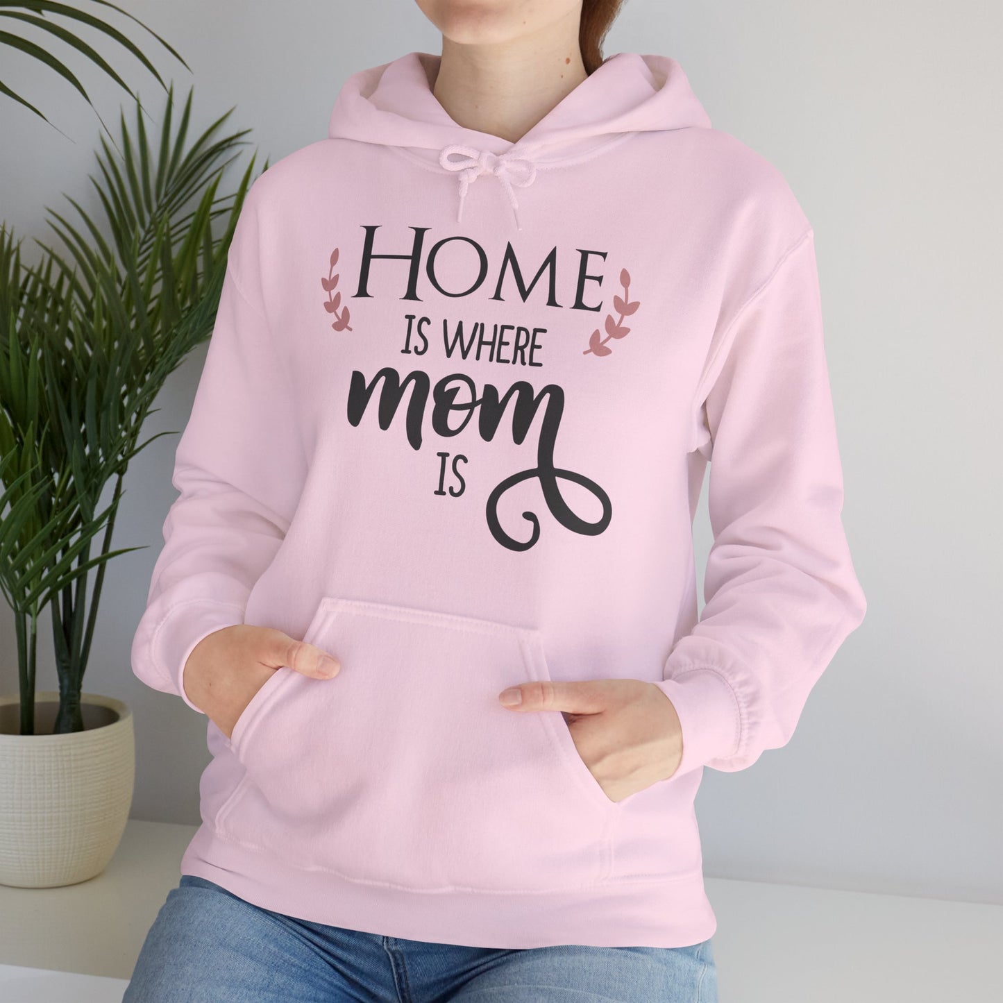 Home is where mom is - Unisex Heavy Blend™ Hooded Sweatshirt