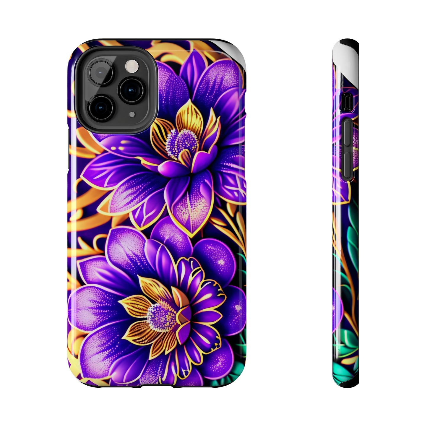 Tough Phone Cases: Fantasy Blossom Flowers