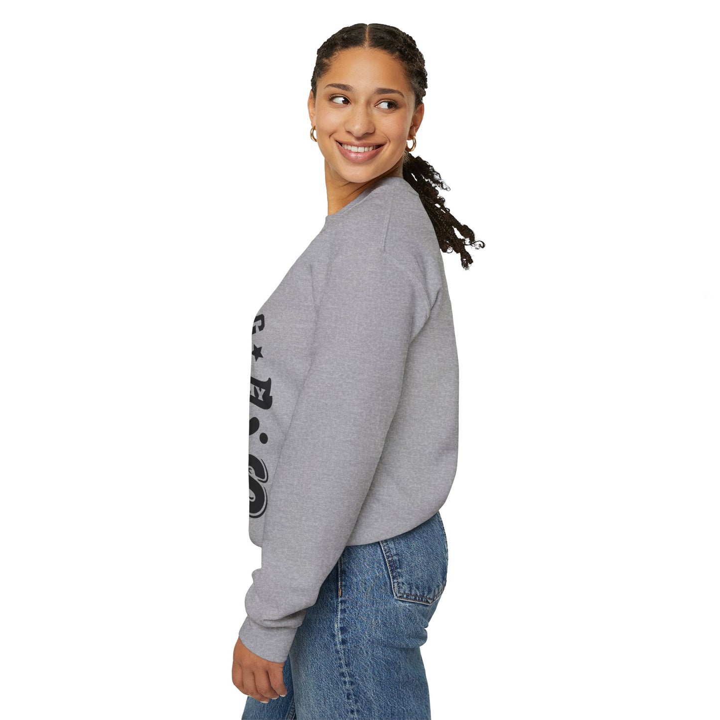 Stop staring at my Bass - Unisex Heavy Blend™ Crewneck Sweatshirt