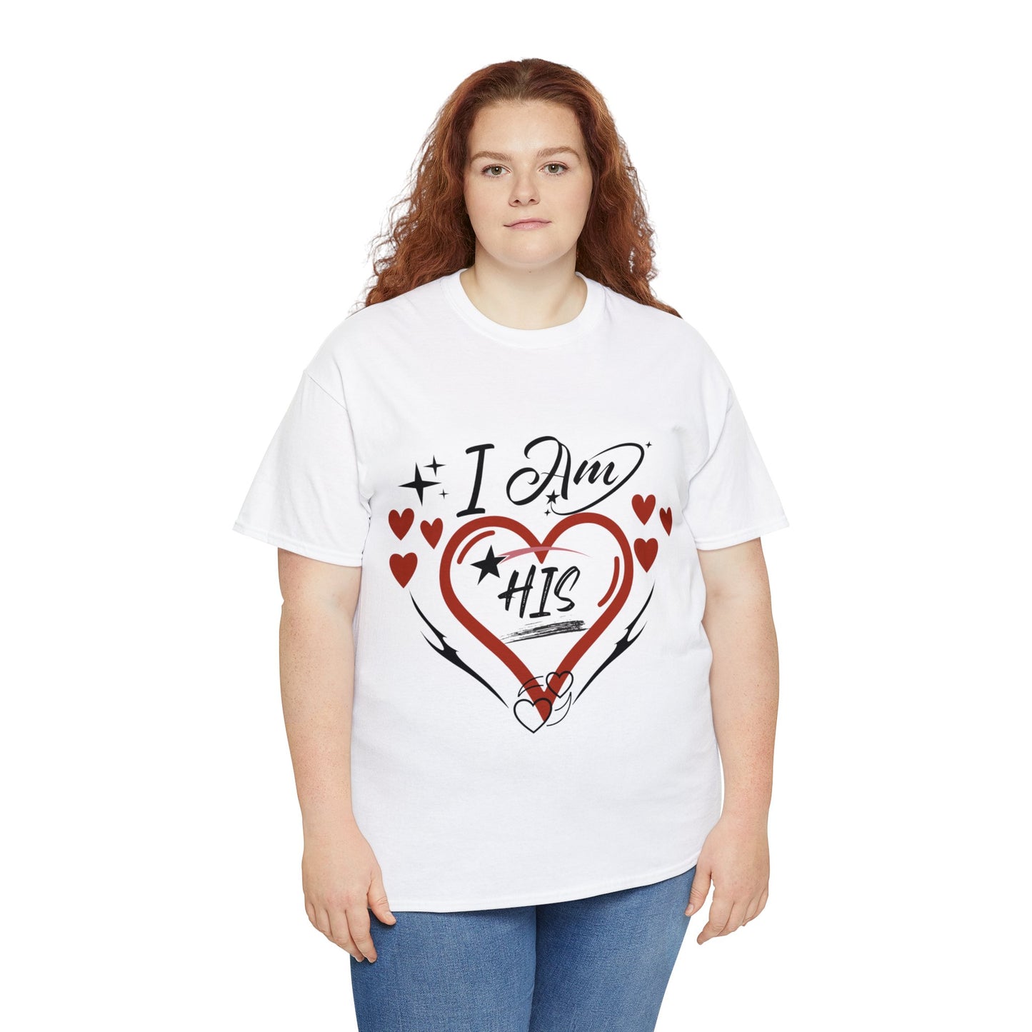 Valentine: I Am His - Unisex Heavy Cotton Tee