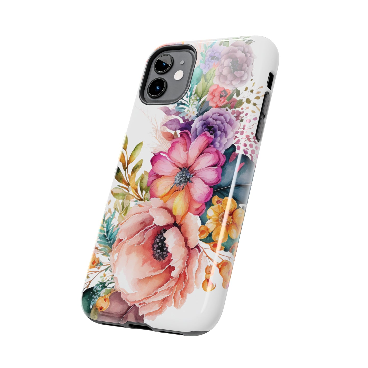 Tough Phone Cases: Watercolor Flower