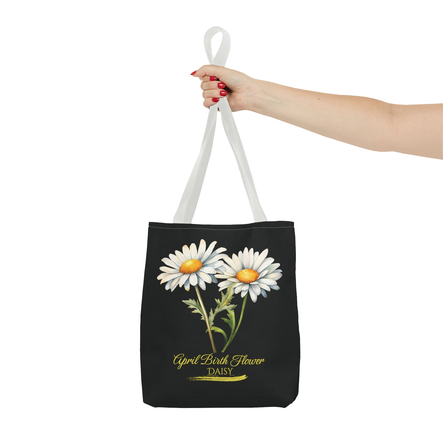 April Birth Flower: Daisy - Tote Bag (AOP)