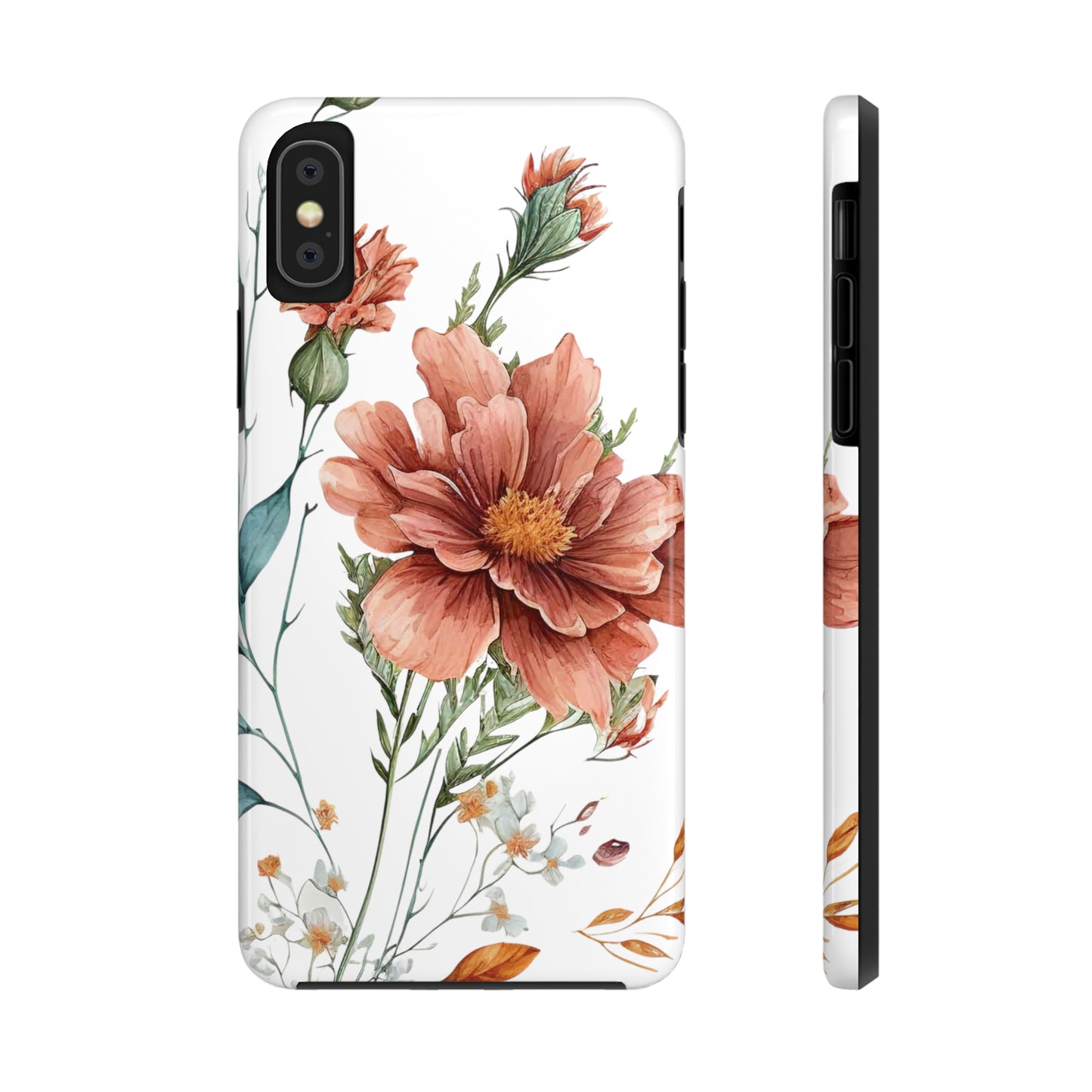 Tough Phone Cases: Watercolor Flower