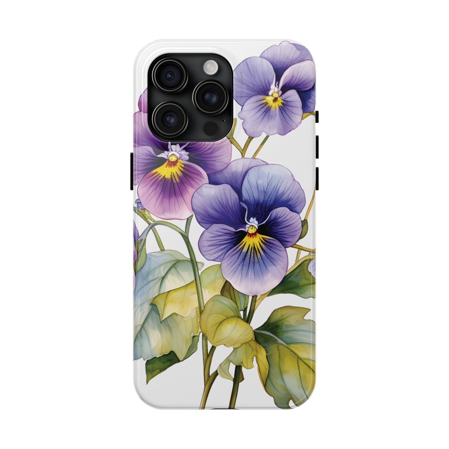 Tough Phone Cases (Violet Flower)