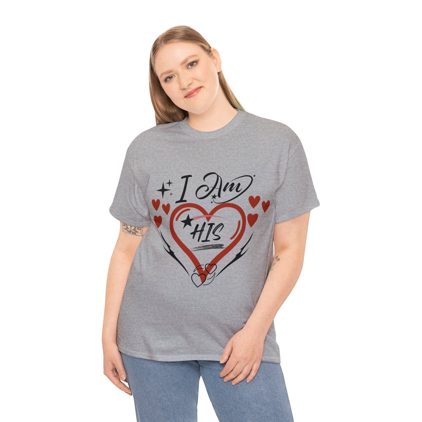 Valentine: I Am His - Unisex Heavy Cotton Tee