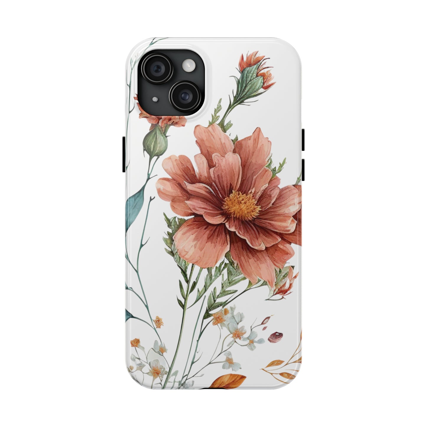 Tough Phone Cases: Watercolor Flower