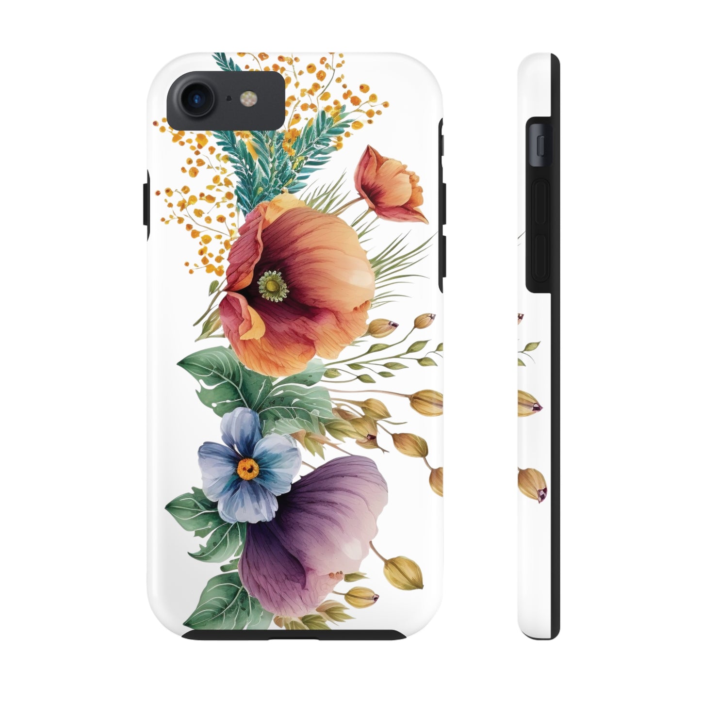 Tough Phone Cases: Watercolor Flower