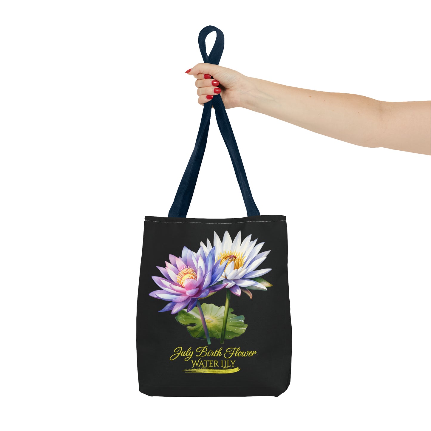 July Birth Flower: Water Lily - Tote Bag (AOP)