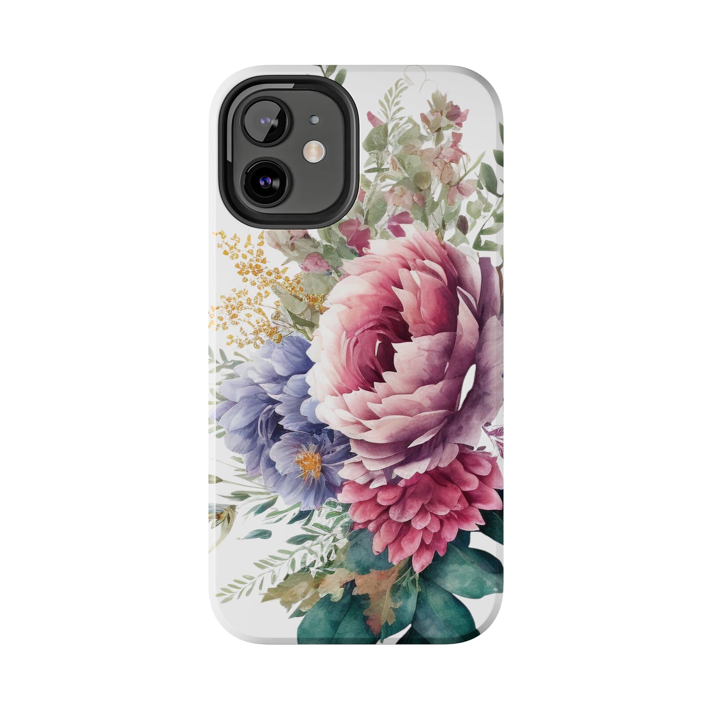 Tough Phone Cases: Watercolor Flower