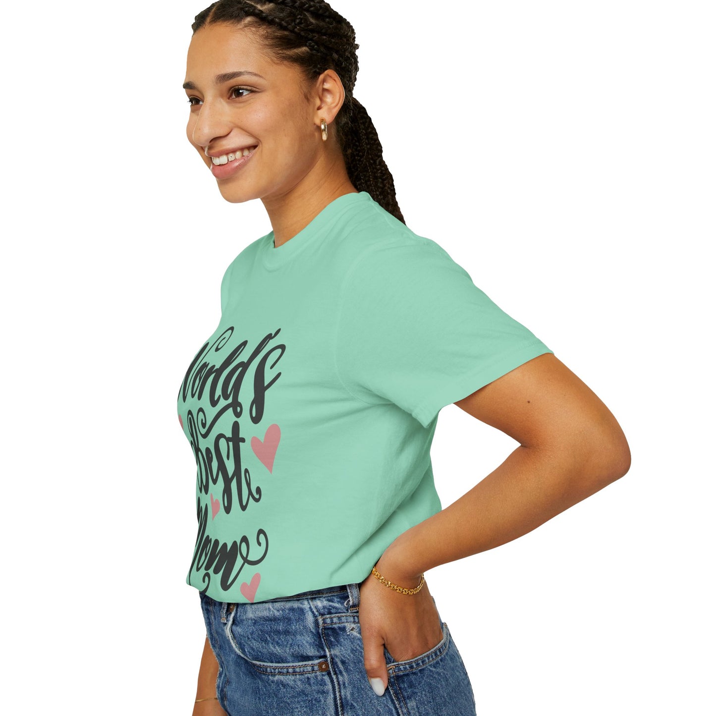 Worl best mom - Unisex Garment-Dyed T-shirt