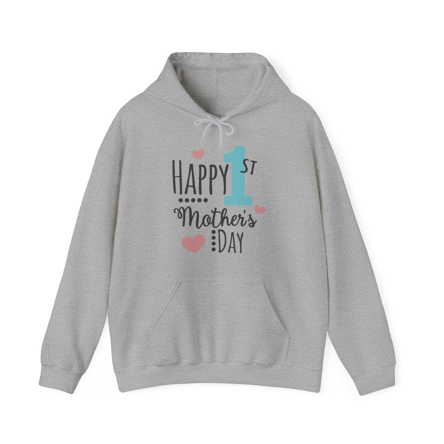 Happy 1st Mother's Day - Unisex Heavy Blend™ Hooded Sweatshirt