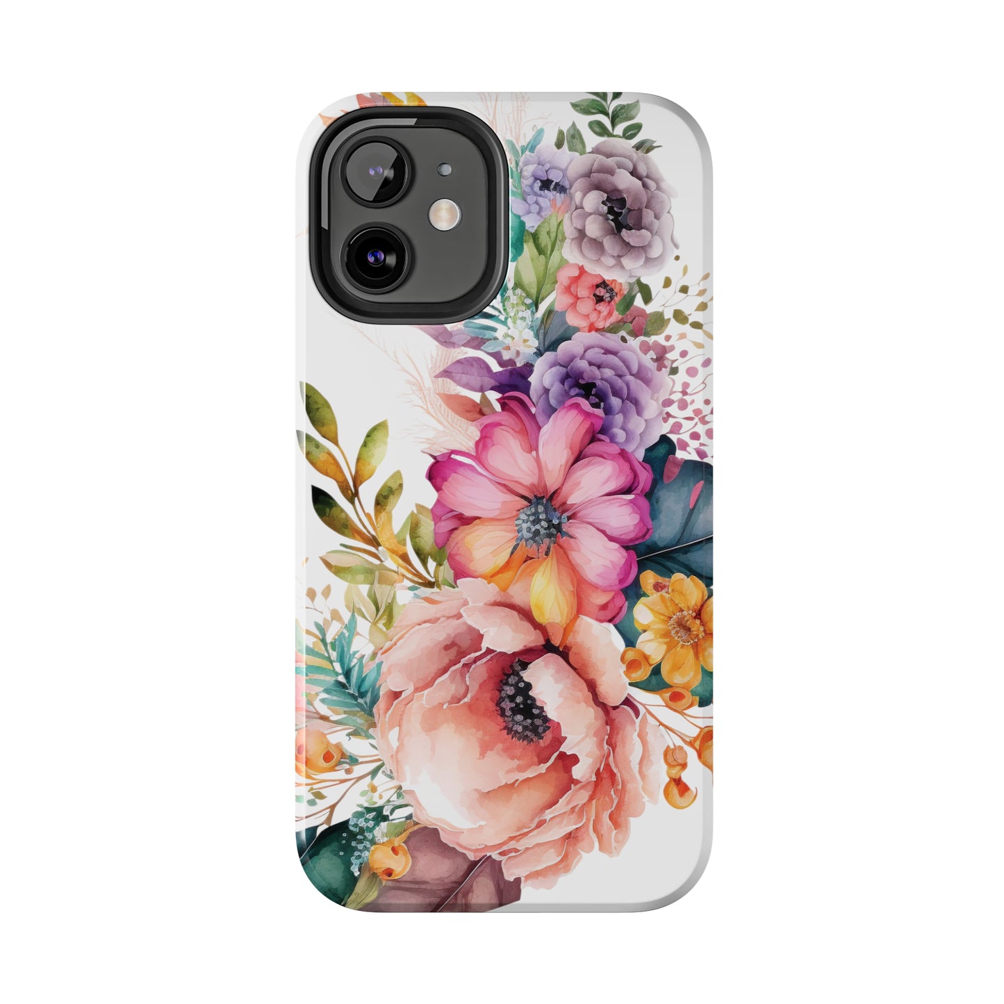 Tough Phone Cases: Watercolor Flowers