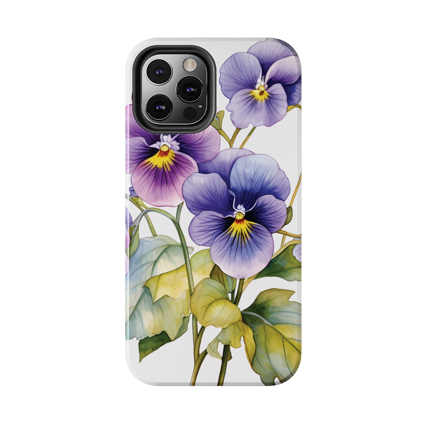 Tough Phone Cases (Violet Flower)