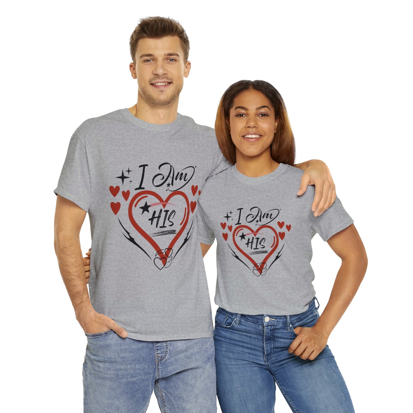 Valentine: I Am His - Unisex Heavy Cotton Tee