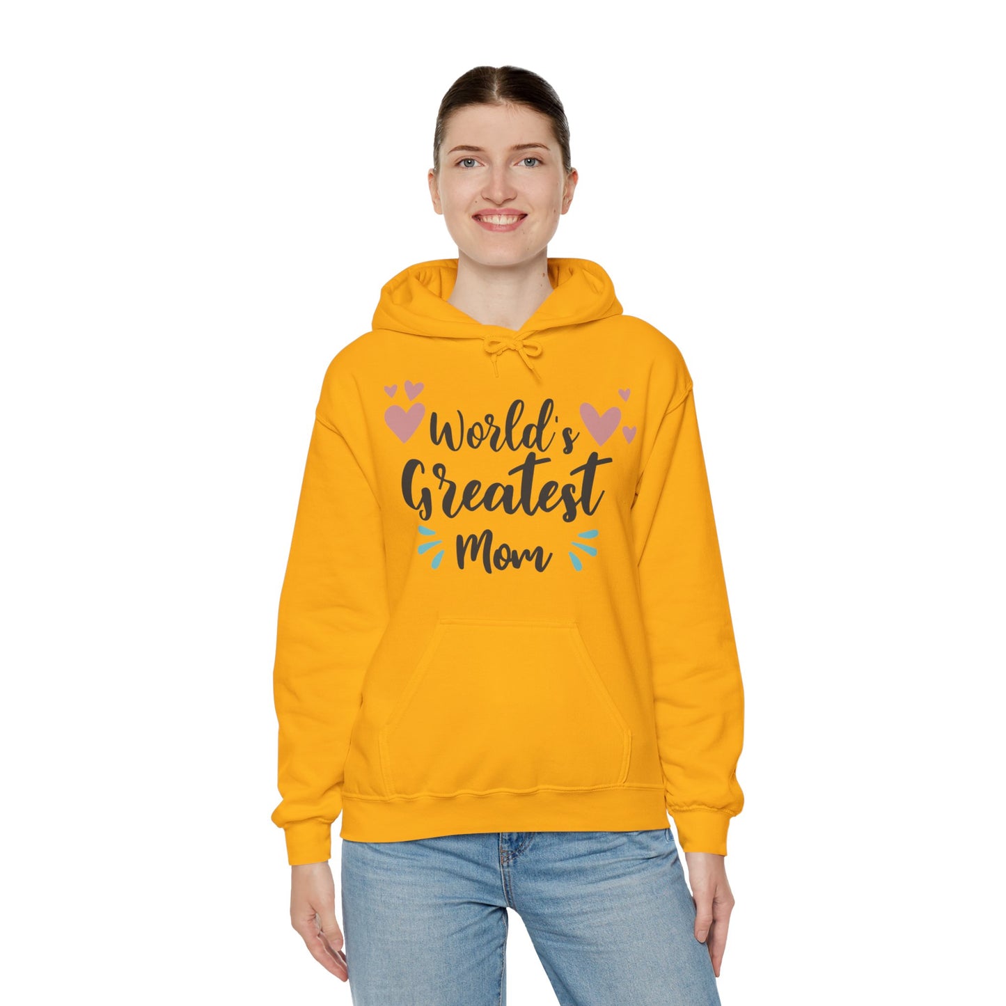 Worl Greatest Mom - Unisex Heavy Blend™ Hooded Sweatshirt