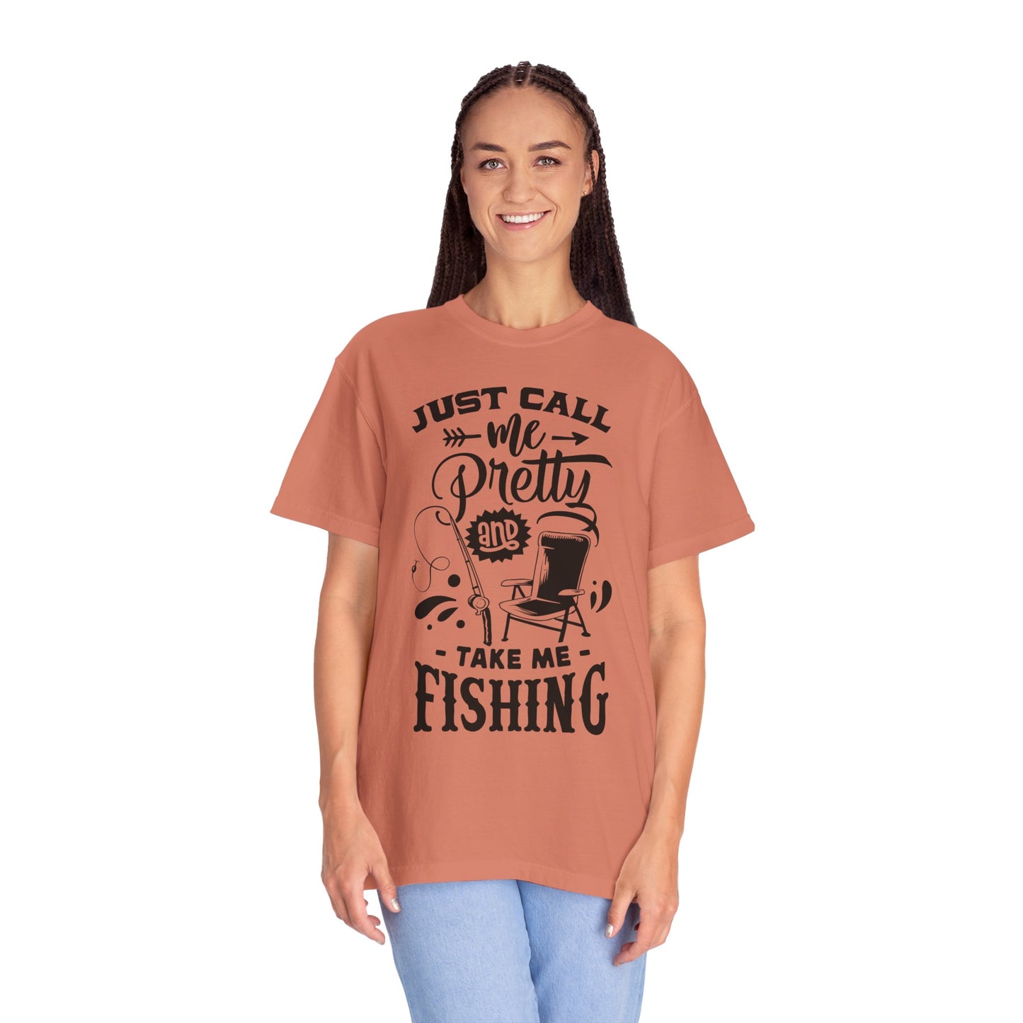 Take me fishing: Unisex Garment-Dyed T-shirt