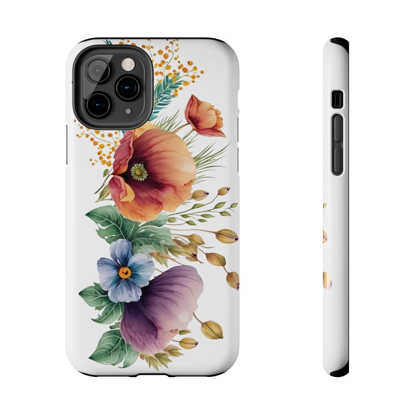 Tough Phone Cases: Watercolor Flower