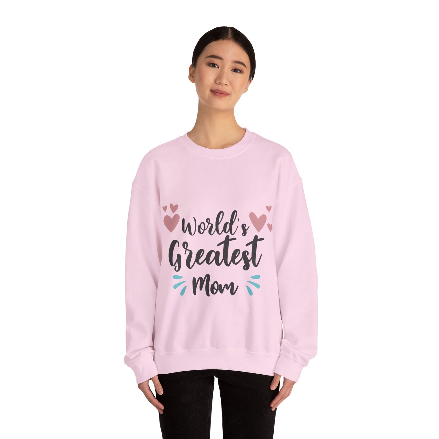 World Greatest Mom - Unisex Heavy Blend™ Crewneck Sweatshirt