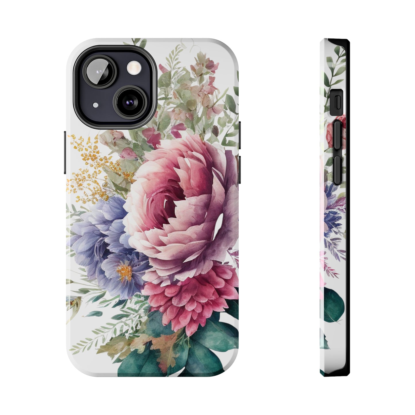 Tough Phone Cases: Watercolor Flower