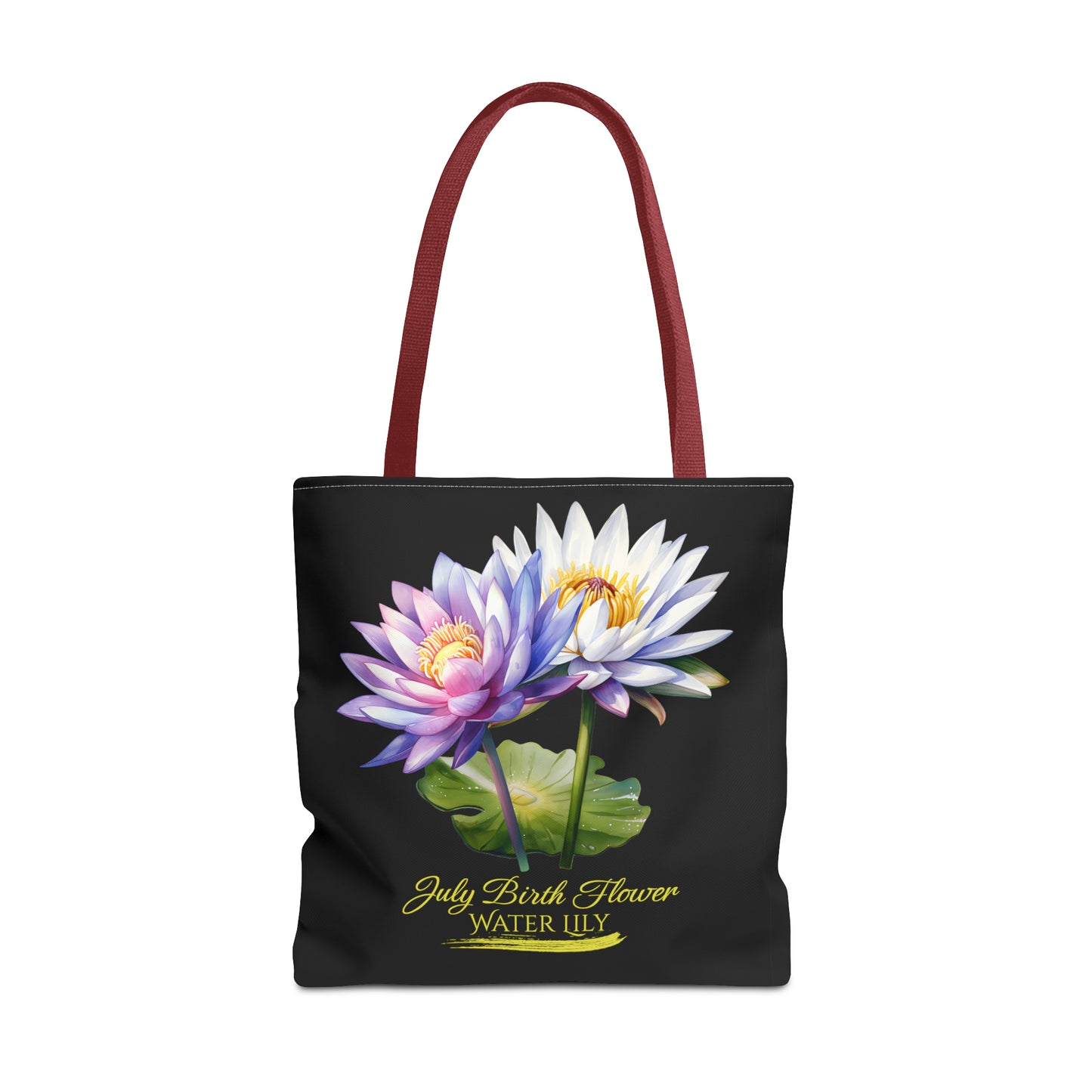 July Birth Flower: Water Lily - Tote Bag (AOP)