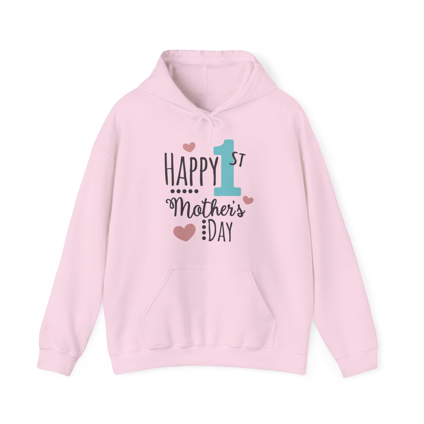 Happy 1st Mother's Day - Unisex Heavy Blend™ Hooded Sweatshirt