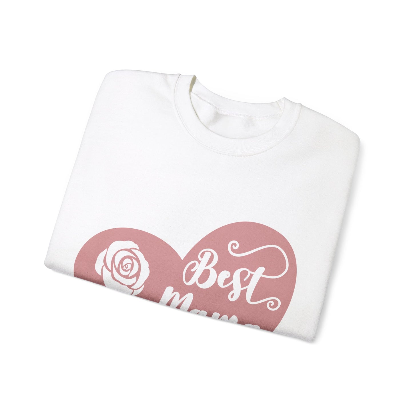 Best Mom Ever Heart - Unisex Heavy Blend™ Crewneck Sweatshirt